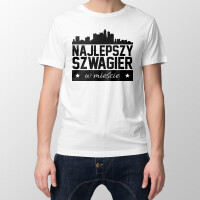 Koszulka męska NAJLEPSZY SZWAGIER W MIEŚCIE