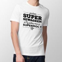 Koszulka męska JESTEM SUPER SZWAGREM