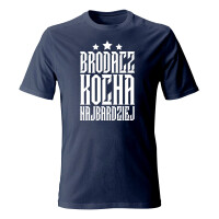 Koszulka męska BRODACZ KOCHA NAJBARDZIEJ