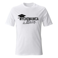 Koszulka dla nauczyciela WYCHOWAWCA Z KLASĄ