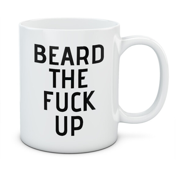 Kubek dla brodacza BEARD THE FUCK UP
