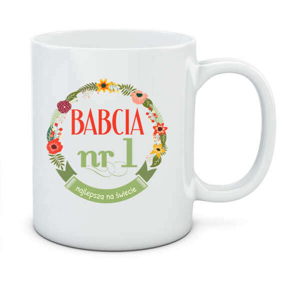 Kubek z nadrukiem DZIEŃ BABCI 06