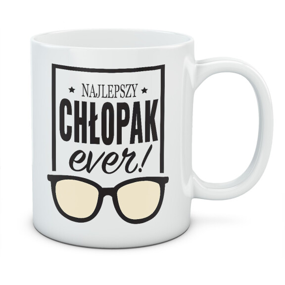 Kubek z nadrukiem NAJLEPSZY CHŁOPAK EVER