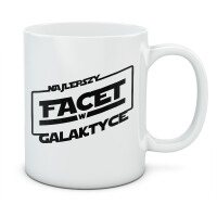 Kubek z nadrukiem NAJLEPSZY FACET W GALAKTYCE