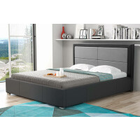 Łóżko tapicerowane z pojemnikiem SIMONA | 140x200 | Kolor do wyboru