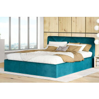Łóżko tapicerowane z pojemnikiem KARINO | 160x200 | Kolor do wyboru