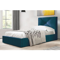 Łóżko tapicerowane z pojemnikiem KARINO | 90x200 | Kolor do wyboru