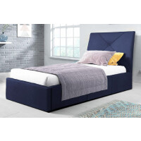 Łóżko tapicerowane z pojemnikiem KARO | 90x200 | Kolor do wyboru