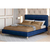 Łóżko tapicerowane na wysokich nogach KAROLINA | 120x200 | Kolor do wyboru