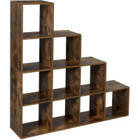 Regał schodowy LBC10BX 2092 rustykalny brąz