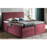 Łóżko kontynentalne z pojemnikiem CHESTERFIELD | 160x200 | Kolor do wyboru