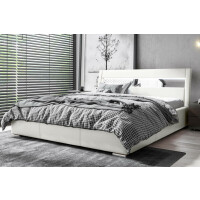 Łóżko tapicerowane z pojemnikiem LEXUS nowoczesne | 160x200 | Kolor do wyboru