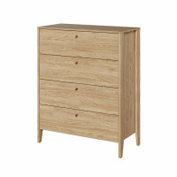 Komoda 92 cm z szufladami COZY CZ-03 dąb olejowany