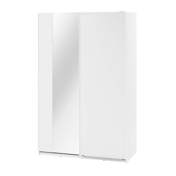 Szafa przesuwna 150 cm z lustrem MAXI MX-02 / biały