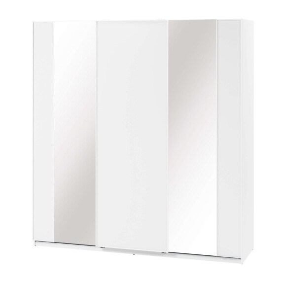 Szafa przesuwna 220 cm z lustrem MAXI MX-05 / biały