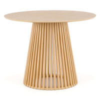 Stół okrągły 100cm YY5940 naturalny dąb