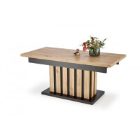 BARETTI ława dąb artisan/czarny (3p=1szt)