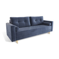 Sofa skandynawska z funkcją spania DEUS / 230x88 / kolory do wyboru
