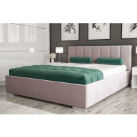 Łóżko tapicerowane z pojemnikiem ALBERTO | 140x200 | Kolor do wyboru
