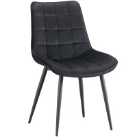 Krzesło do jadalni czarne ART830
