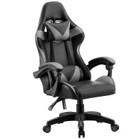 Fotel gamingowy obrotowy OC-810 czarno-szary