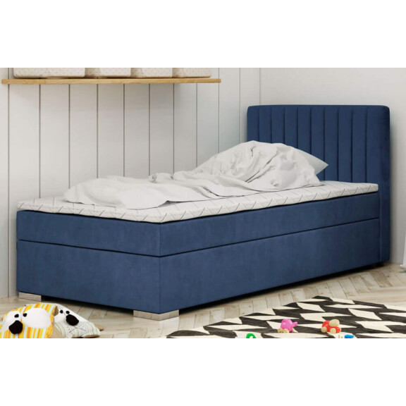 Łóżko kontynentalne z pojemnikiem HUGO MINI | 100x200 | Kolor do wyboru