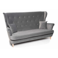 Sofa wypoczynkowa trzyosobowa w stylu skandynawskim
