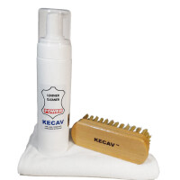 Kecav Leather Cleaner Power set - zestaw do czyszczenia mocno zabrudzonych skór