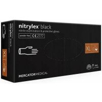 NITRYLEX rękawiczki czarne XL 100 szt.
