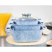 Zestaw 6-częściowy ceramiczno-marmurowy ZILNER ZL-7077