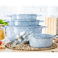 Zestaw 8-częściowy ceramiczno-marmurowy ZILNER ZL-7078