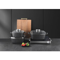Zestaw 6-częściowy z powłoką marmurkową ZILNER ZL-7019