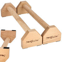 Paraletki drewniane uchwyty do pompek długie 50cm