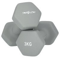 HANTELKI 2x3kg do ćwiczeń - ciężarki neoprenowe