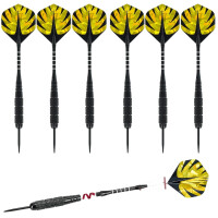 Zestaw 6 rzutek lotki do gry dart sizalowy - profesjonalny - GOLD