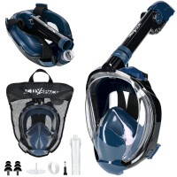 Maska do nurkowania pełnotwarzowa nie paruje - S/M blue M01