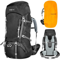 Plecak turystyczny trekkingowy 60l – black P08