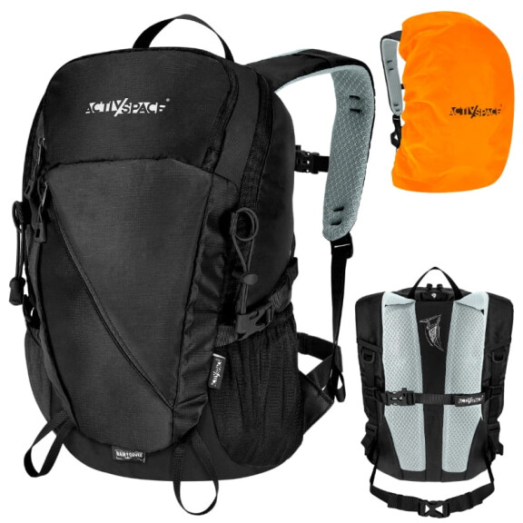 Plecak turystyczny trekkingowy 22l – black P04