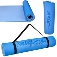 Mata TPE do ćwiczeń fitness jogi karimata - blue - 0,6cm