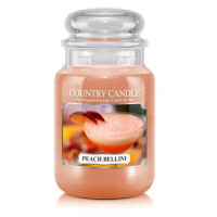 Peach Bellini - Country Candle - duża świeca zapachowa z dwoma knotami (652g)