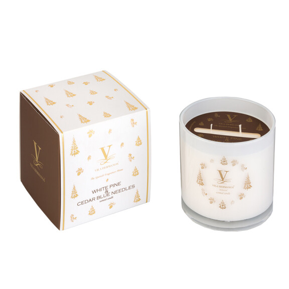 White Pine &amp; Cedar Blue Needles  - Vila Hermanos - świeca zapachowa 400g - seria Pine