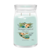 Aloe &amp; Agave - Yankee Candle Signature - duża świeca z dwoma knotami - nowość 2024