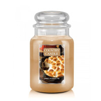 Sweet Potato Pie - Country Candle - duża świeca zapachowa z dwoma knotami (652g)