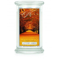 Autumn Amber - Kringle Candle - duża świeca z dwoma knotami (624g)