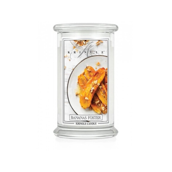 Banana&apos;s Foster - Kringle Candle - duża świeca z dwoma knotami (624g)