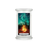 Bourbon Bonfire - Kringle Candle - duża świeca z dwoma knotami (624g)
