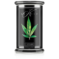 Cannabis - Kringle Candle - duża świeca z dwoma knotami (624g) - seria Reserve