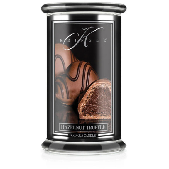 Hazelnut Truffle - Kringle Candle - duża świeca z dwoma knotami (624g) - seria Reserve