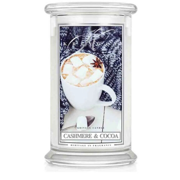 Cashmere &amp; Cocoa - Kringle Candle - duża świeca zapachowa 2 knoty