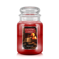 Fireside Chai - Country Candle - duża świeca zapachowa z dwoma knotami (737g)